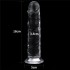 Прозрачный фаллоимитатор на присоске Flawless Clear Dildo - 18 см.