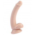 Телесный фаллоимитатор Touch Me Dildo - 19,5 см.