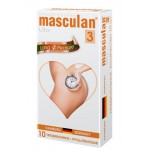 Презервативы Masculan Ultra 3 Long Pleasure с продлевающим эффектом - 10 шт.