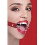 Расширяющий кляп Ring Gag XL с красными ремешками